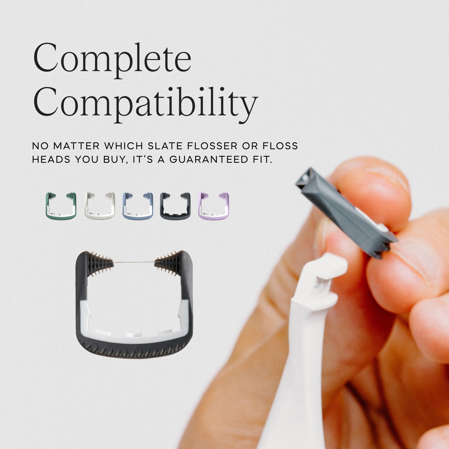 Slate Mini Flosser - LILAC