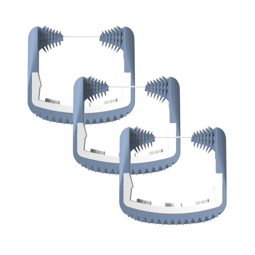 Cabezales de hilo dental de 4 colores