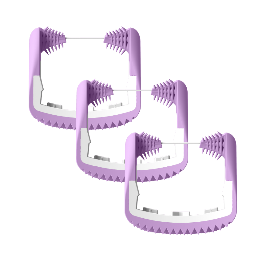 Cabezales de hilo dental de 4 colores