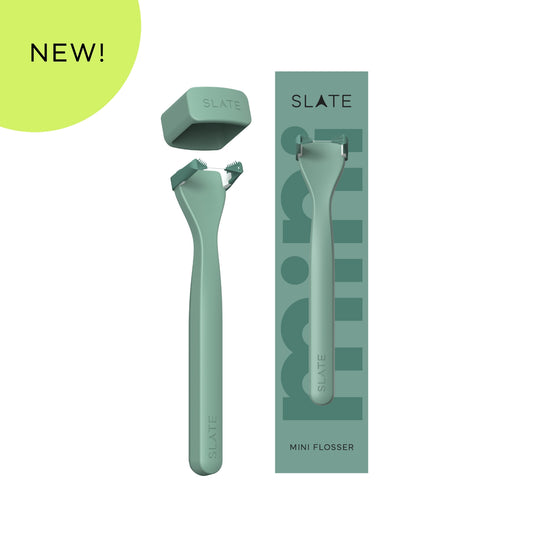 Slate Mini Flosser - MINT