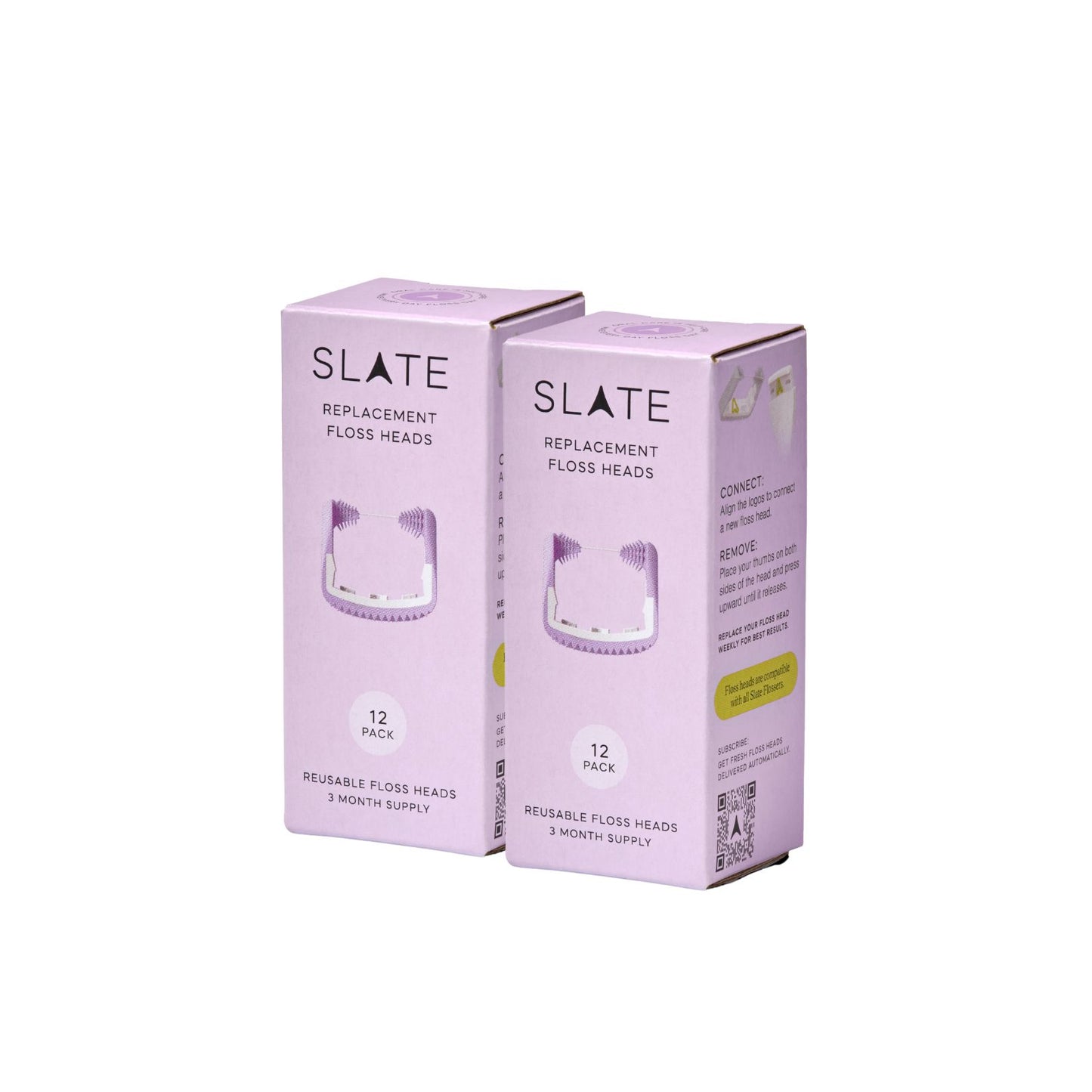 Lilac Smooth Floss Heads