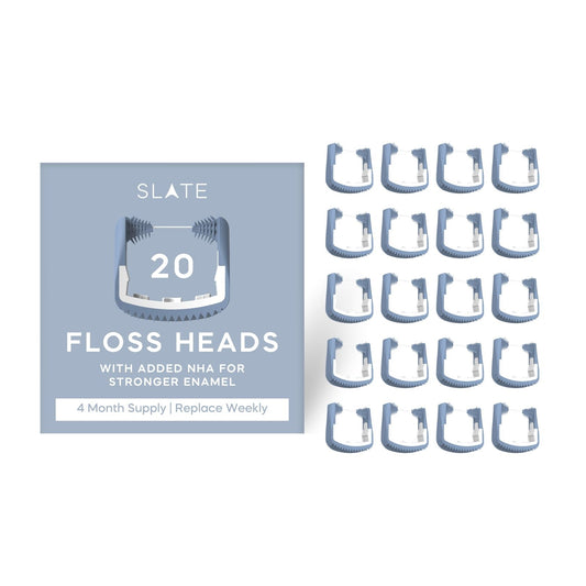 Cabezales de hilo dental de nanohidroxiapatita