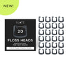 Black Smooth Floss Heads - 20-Pk