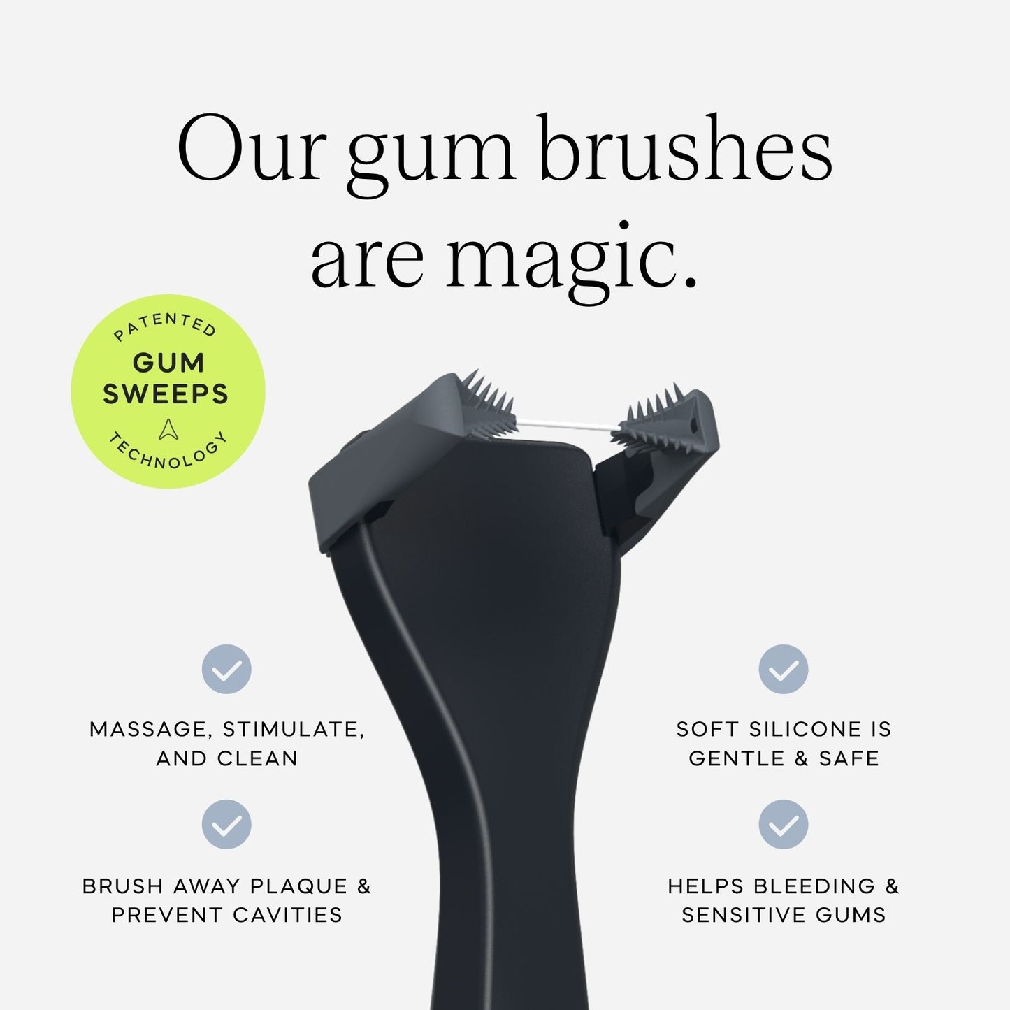 Black Smooth Floss Heads