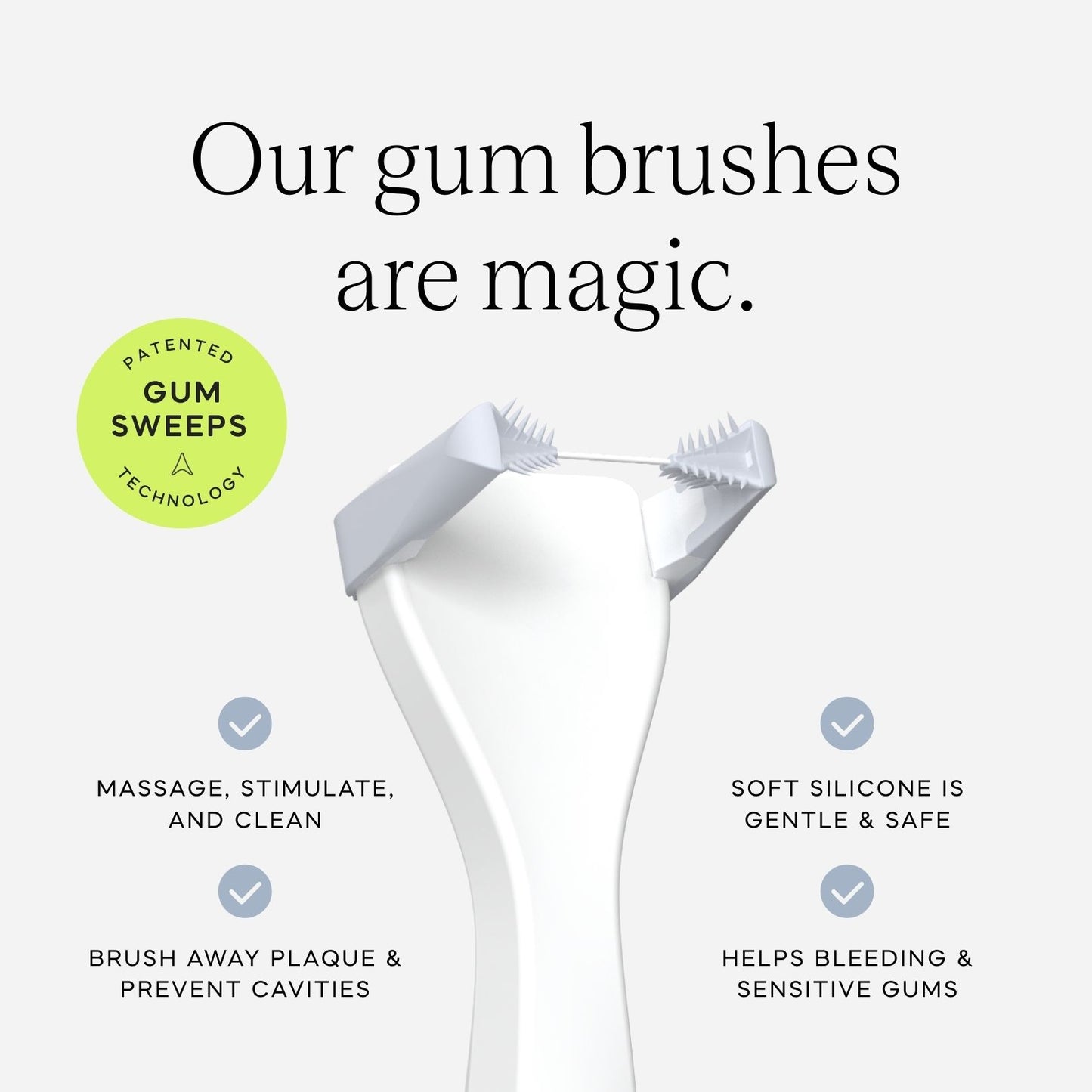 White Smooth Floss Heads