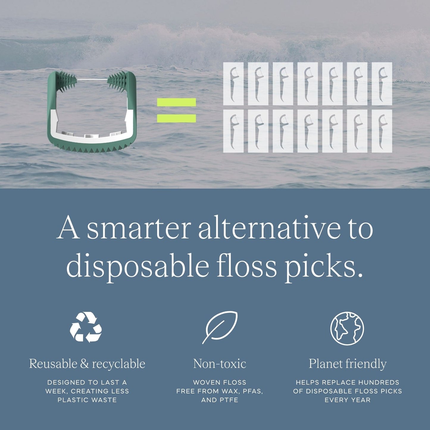 Mint nHA Floss Heads