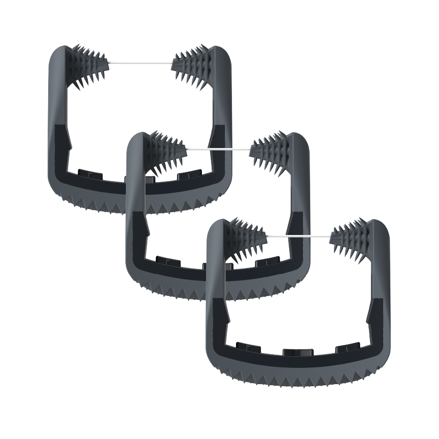 Black Smooth Floss Heads