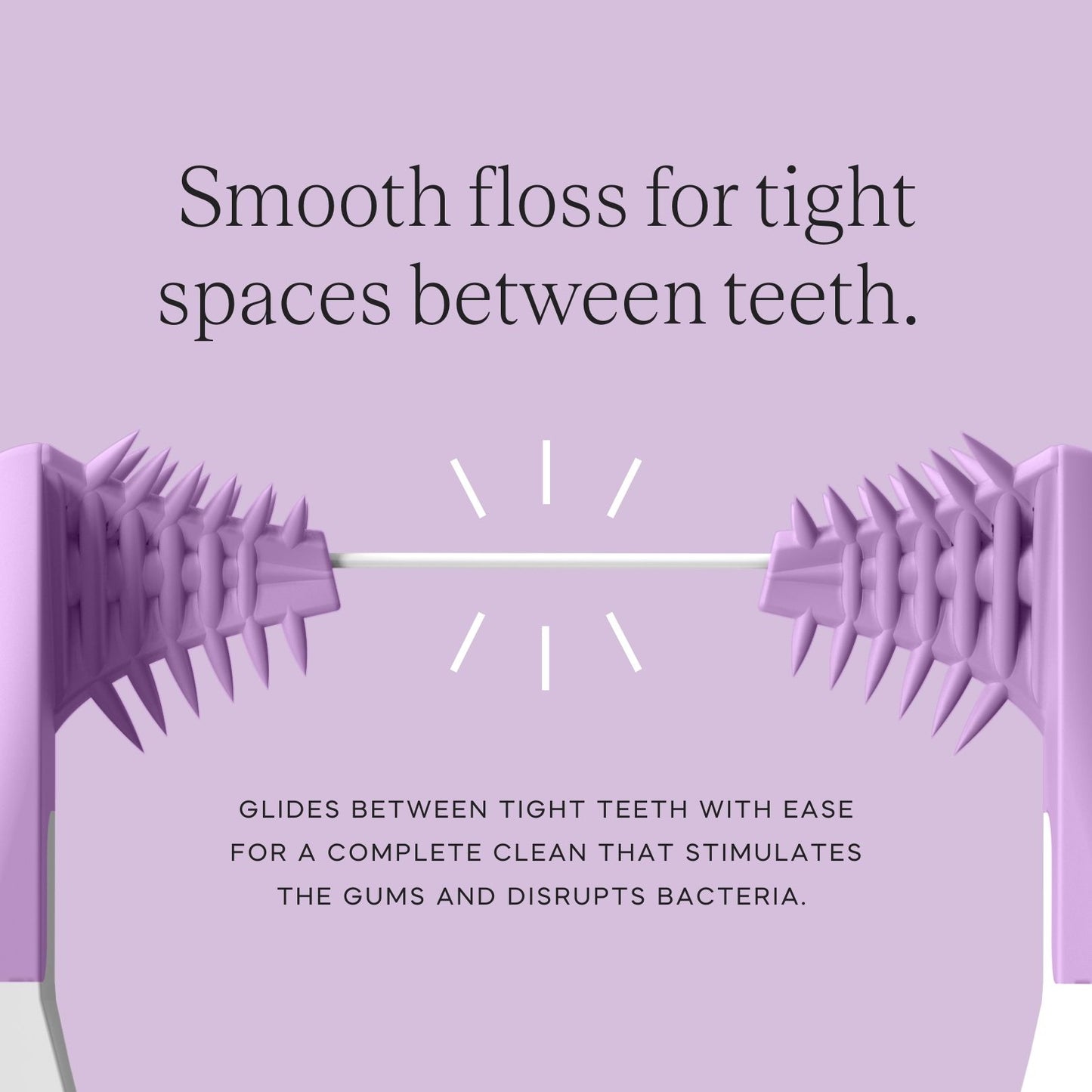 Lilac Smooth Floss Heads