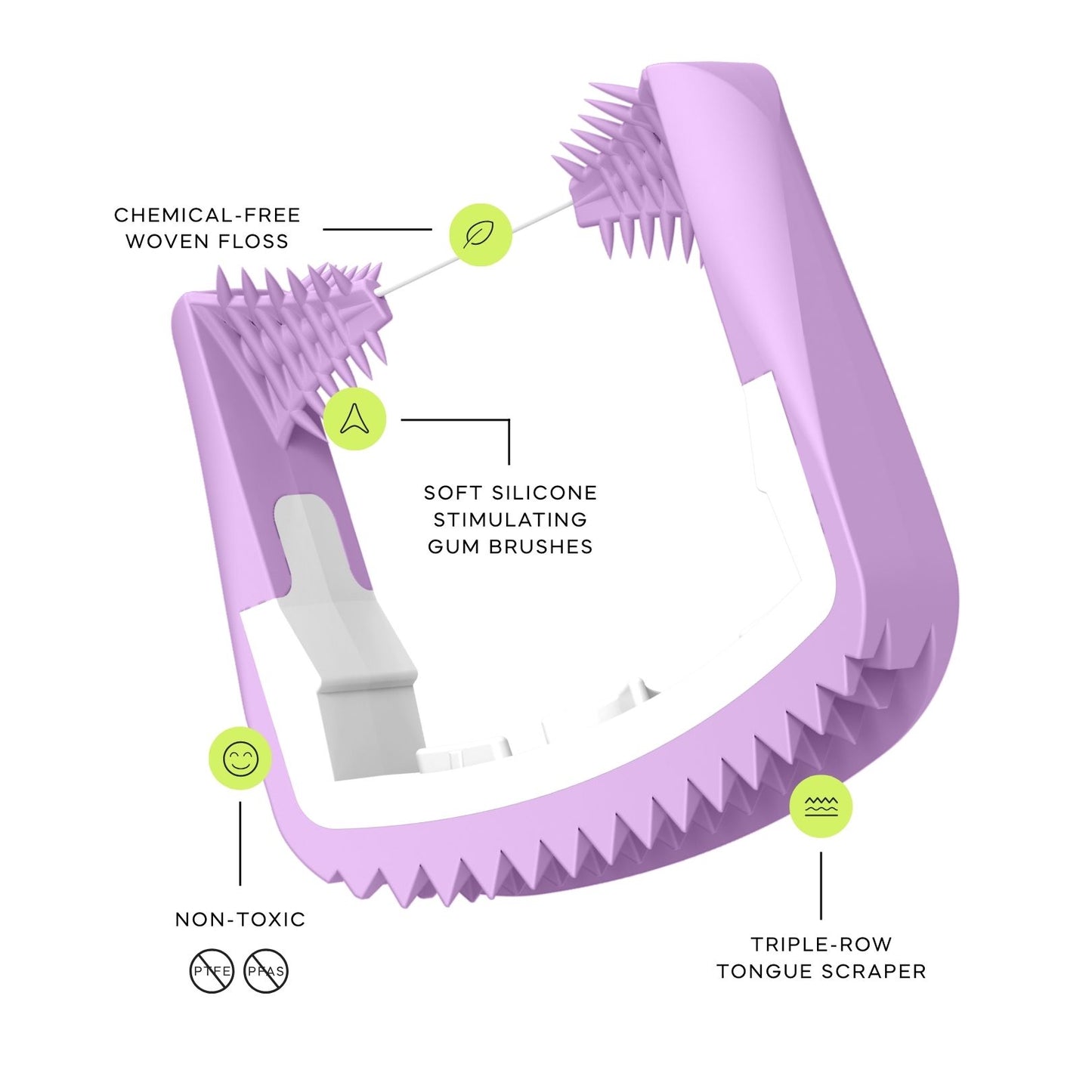 Lilac Smooth Floss Heads