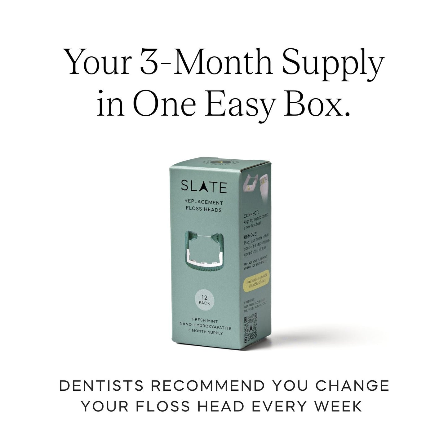 Mint nHA Floss Heads