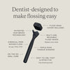Slate Mini Flosser - BLACK