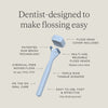 Slate Mini Flosser - BLUE
