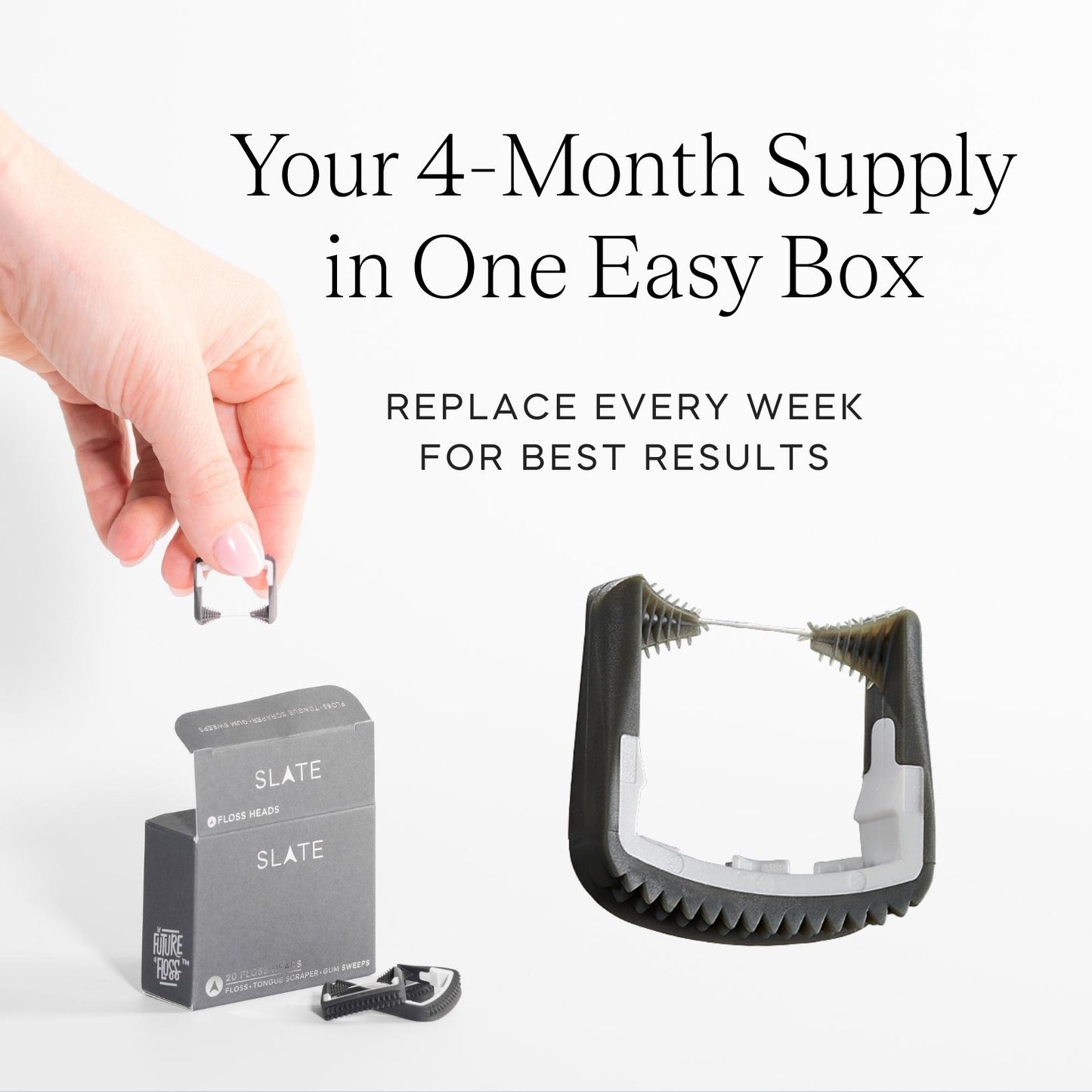 Lilac Smooth Floss Heads - 20-Pk