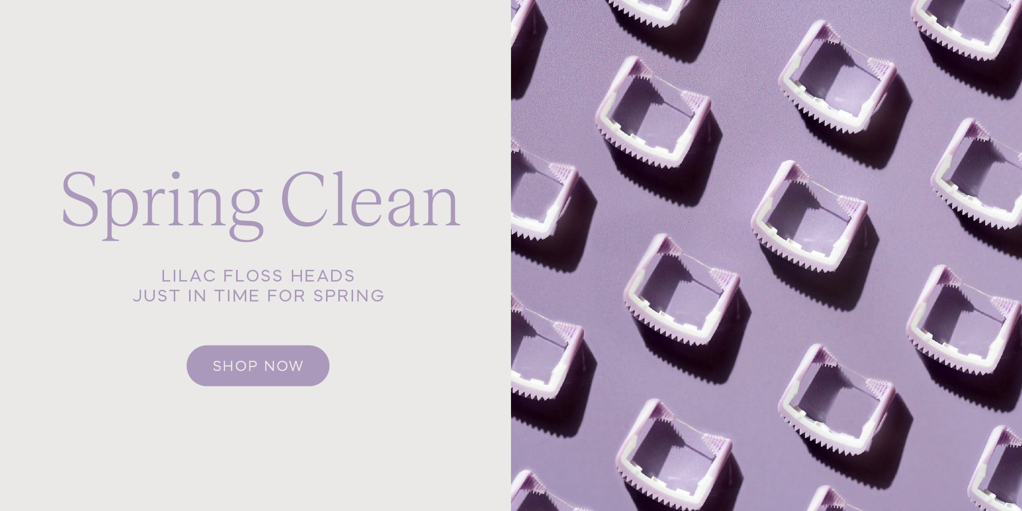You asked, we listened! NEW colored floss heads in fully recyclable boxes, plus one with nano-hydroxyapatite! Blue, pink, green and gray now available. Shop now!
