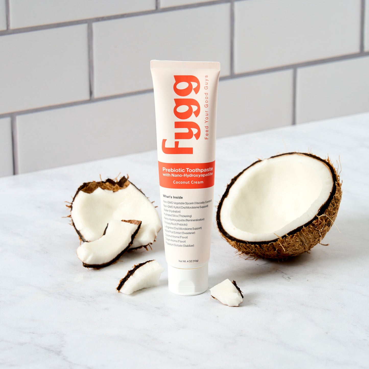 Coconut Cream | Nano-Hydroxyapatite Toothpaste with Prebiotics