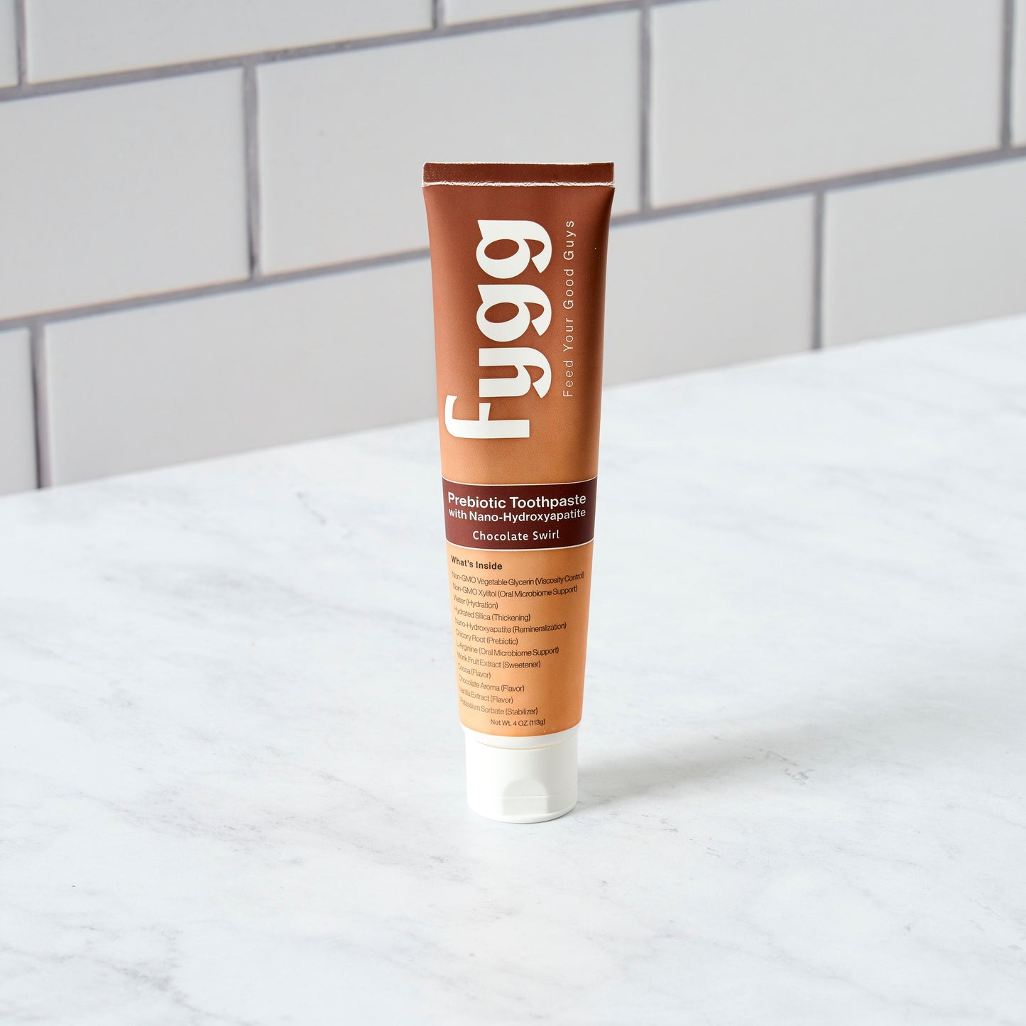 Chocolate Swirl | Nano-Hydroxyapatite Toothpaste with Prebiotics |