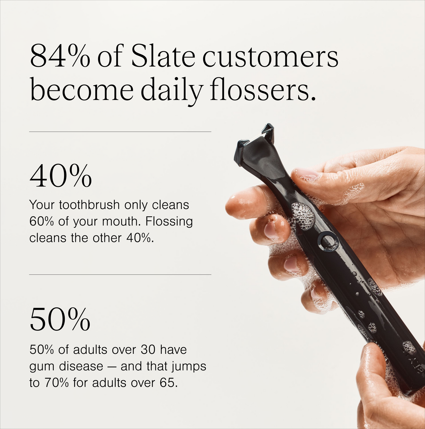 Slate Origin Electric Flosser