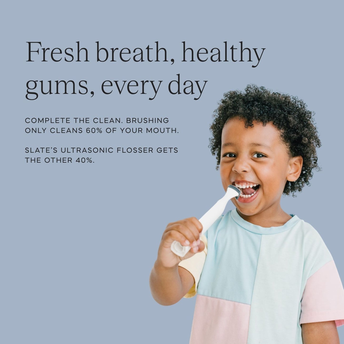 Slate Rechargeable Electric Flosser