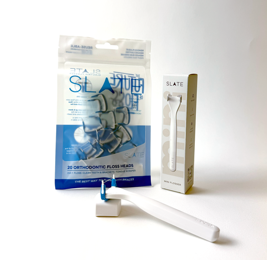 Slate Mini Flosser & Braces Kit