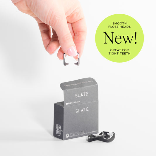 New Gray SMOOTH Floss Heads