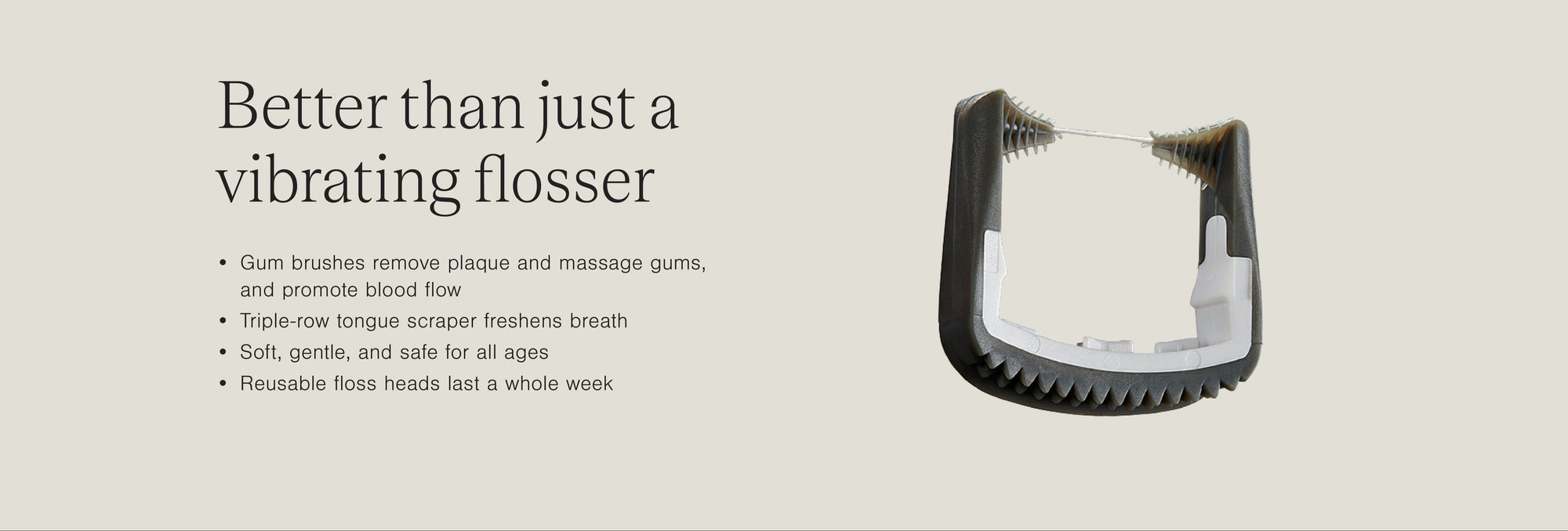Shop our vibrating flosser