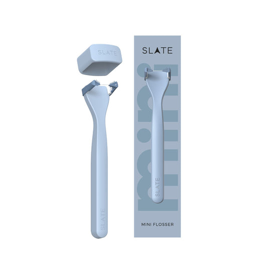 Slate Mini Flosser - BLUE