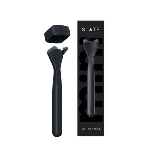 Slate Mini Flosser - BLACK