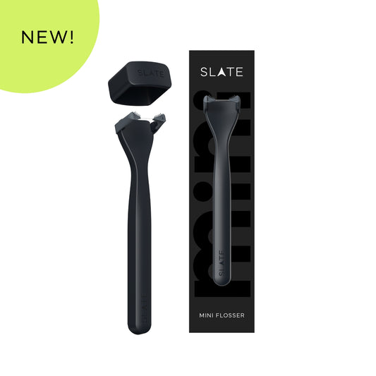 Slate Mini Flosser - BLACK