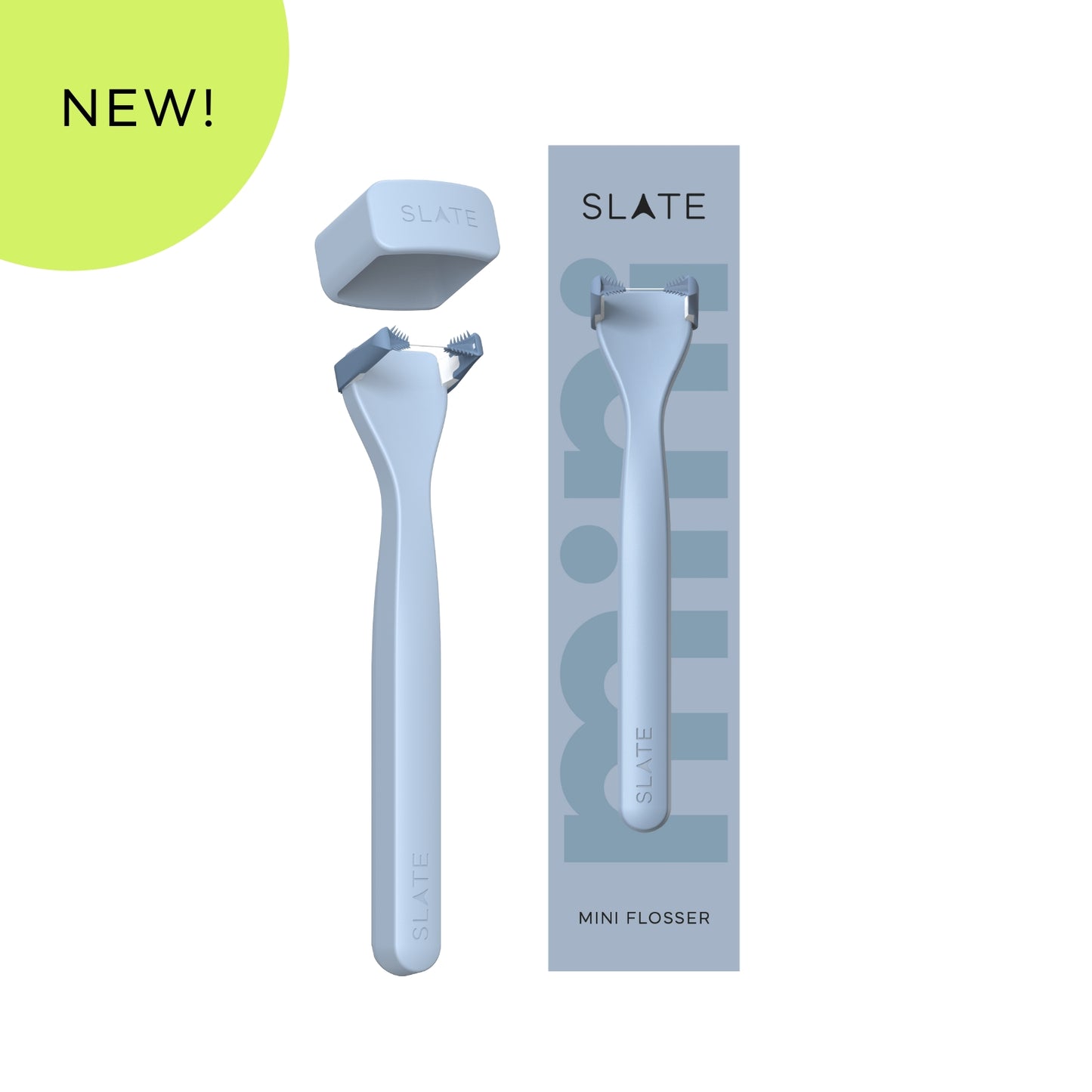 Slate Mini Flosser - BLUE