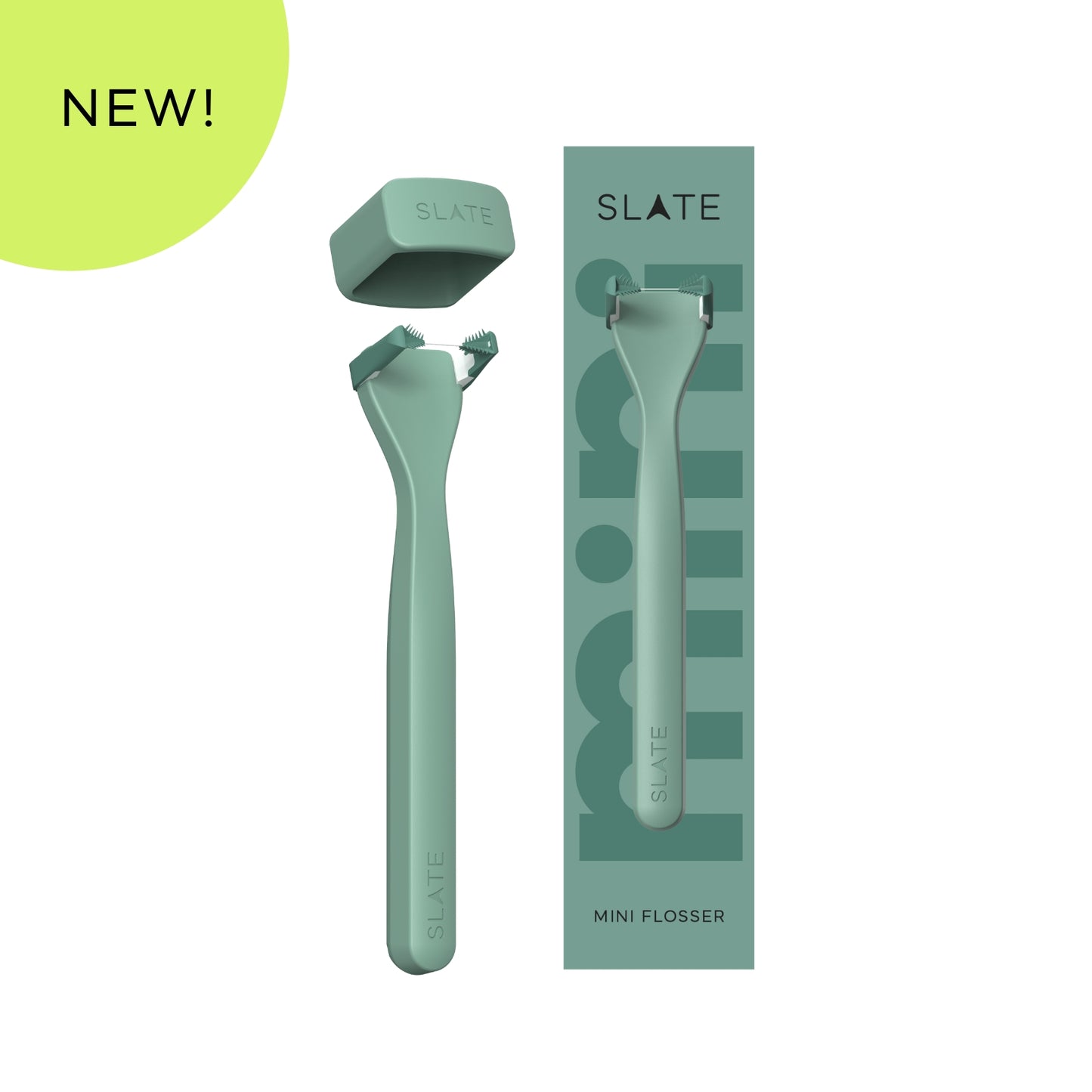 Slate Mini Flosser - MINT